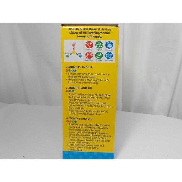 Melissa & Doug 9195 Flip Fish Soft Baby Toy - Picture 2 of 5